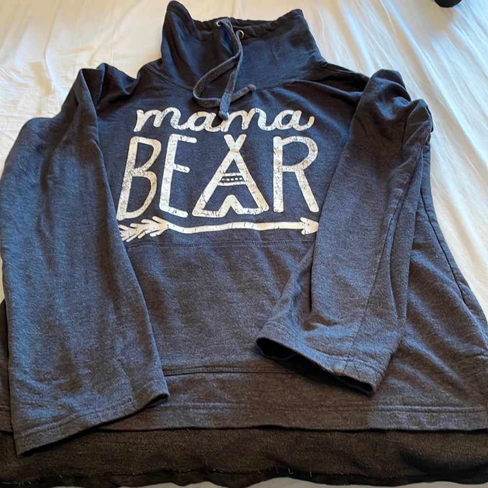 Mama Bear turtle neck crew
